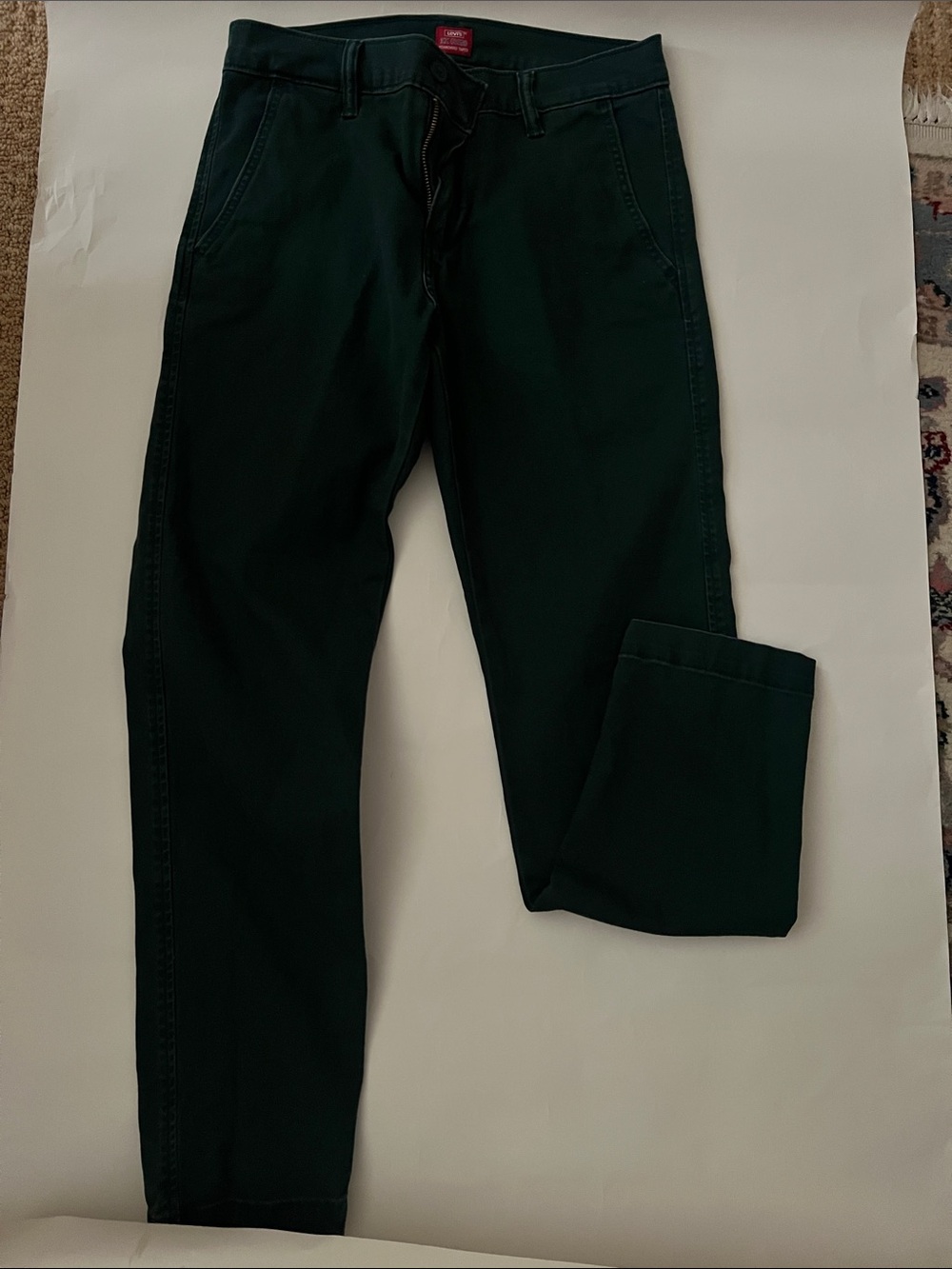 Levi's Dark Green Men's Chinos